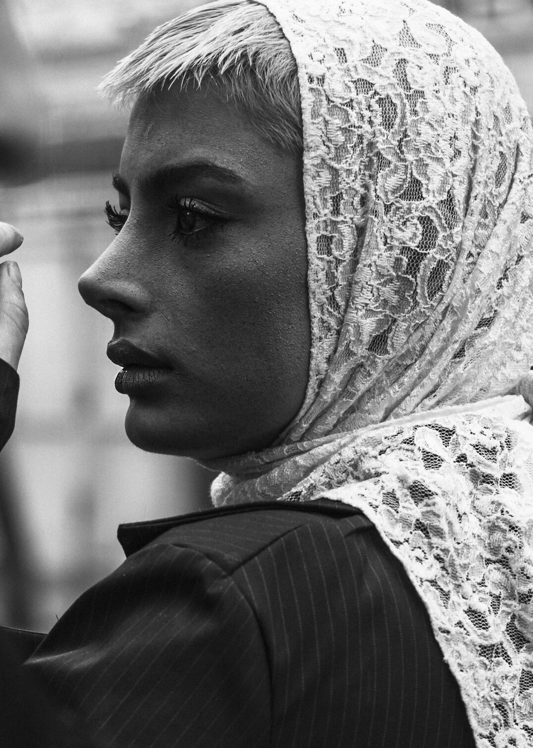 Portrait of a Turkish woman in her 40s with short hair